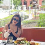 Ishita Raj Sharma Instagram - But first, I’ll eat some leisurely breakfast, then change the world > uhhh right ok— if not, then atleast change my mood 😝🍇🍉🍒🥙🍲🧇🥞🍮 Orchard Road, Singapore