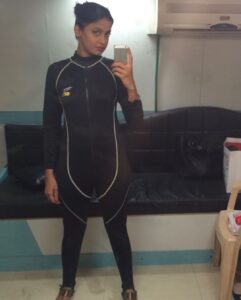 Janvi Chheda Instagram - Chehra Ek...Roop Anek🎭
.
.
.
#lifeofanactor #throwback #cid #cidcops #behindthescenes #noedit #nofilter
