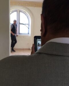 Janvi Chheda Instagram - Capturing THE BOSS...while he captures and edits!
.
.
#throwback #cid #cidshoot #cidcops #behindthescenes #noedit #nofilter