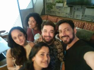 Janvi Chheda Instagram - When we teleported to the year 2015🤪
.
Afternoon spent over a hearty meal, roaring laughters and crazy conversations. I love this madhouse!
.
#cid #cidians