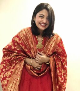 Janvi Chheda Instagram - ❤️Still hungover from yesterday❤️
.
Are you all ready for the upcoming festivities?
.
.
#karwachauth #nofilter #noedit