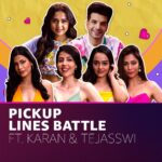 Karan Kundrra Instagram - @kkundrra ko apne pick-up lines se impress karna itna bhi aasaan nahi! humaari Patolas ne apna luck try toh kiya hai. let’s see kya effect hua unki pick-up lines ka😘🤩 @tejasswiprakash @aasttha.s @sukhmanisadana @apooarora @poppyjabbal #TejRanWithPatolas #TejasswiPrakash #KaranKundrra #UdanPatolas2OnminiTV #AmazonminiTV #GirlGang #WebSeries #Drama #DramaSeries #Friendship #SquadGoals #WatchFree