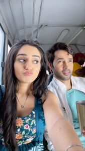 Karan Sharma Instagram - Kya cheese 😋 ho tum ? 😂. Reema - Vivaan last selfie together ?? @tanyasharma27 #sasuralsimarka2 #tanyasharma #karansharma