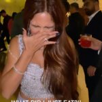Krissann Barretto Instagram - This is what instant regret looks like 🤣🤣🤣 Any guesses?! What did I just eat?! Look at this Starboy @nitipedia ♥️ #reels #jlt #fun #shiny #outfit #bling #girl #star #happy #food #whatdidieat #funny #reels #reelsinstagram #reelsvideo #reelsindia #instagood #instagram #love #glitter #starchild #kb #krissannbarretto #wedding #indianwedding #indianwear #ootn #indianoutfit #lehenga