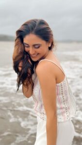 Krystle D'Souza Instagram - Weekend Getaway Deets 
.
.
Took a quick flight to goa and watched KWK in the flight. 
Wanted to eat a fish thali but all I managed to find was some very yum authentic Goan fish curry rice and rawa fried prawns at this restaurant called fisherman’s wharf. There also was live music which made me dance to some Goan tunes. 
And last but not the least mandatory sunsets at the beach were truly enjoyed 🤍