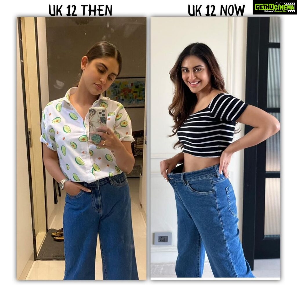 Krystle D'Souza Instagram - Finding the balance between fitness and well-being has been a journey worth taking. Thanks @askknatural for helping me achieve this transformation and a renewed sense of Conviction. Grateful for this empowering journey from UK 12 to UK 8 and a healthier version of myself 💪🏼 . . #Askknatural #fitnessjourney #balance #transformation #grateful