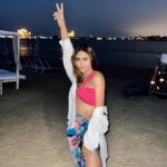 Krystle D'Souza Instagram - Dubai Dump ✌🏼 . . 1: Dinner with bestie @khyberdubai 2: Sunset at Palm Beach 3: Night out @aerdxb 4: Dressed up in @leaclothingco 5: Match with the batch of 23’ . . . #dubai #photodump #dxb #cricket #holday #weekend #getaway #travel #beach #sunset Dubai, United Arab Emirates