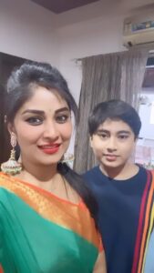 Manjula Paritala Instagram - #withmyprince🤴🏻 #onhisbirthday #birthdayboy🎉