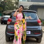Manjula Paritala Instagram - #staytuned #newserial #vontarigulabi #geminitv #saree @karthika_designer_studio