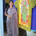Manjula Paritala Instagram - #give them a reason to STARE , wear SAREE 💕 #russiansilksaree with cutdana work all over saree @macvastra Contact +91 77803 00697 for more collections
