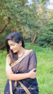 Megha Mathew Instagram - #sareelove#collaboration #saree #draping