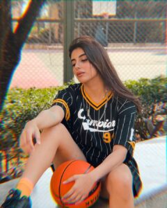 Miesha Saakshi Iyer Instagram - She shoots, she scores 🏀 
@bonkers.corner
