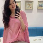 Monica Sharma Instagram - 💞 . . . . #khudahaafizchapter2 #kalki #lucknow #throwback #pink #pinklove #pinkdress #nosepins #mirrorselfie #mirrors #khudahafiz #goodday #sunday #sundayfunday #desi #desigirl #pinkaesthetic #sundayvibes #tb #throwbackpic #nosepiercing #instafashion #mirrorpic Mumbai, Maharashtra