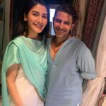 Monica Sharma Instagram - Don’t know what makes a man so humble and grounded. @farukkabir9 I don’t want to attempt and fail, so i’ll just say, i’ll miss being around and that I am super grateful for all the positivity and warmth in all forms I receive from you. This is inexplicable and the best thing is you know it’s not the incompetency to express, but it actually is beautiful this way ❤️ . . . PS- we look better than these pictures, but we don’t care🤭👻 . . . #blessed #favourite #forever #lucknow #favouriteperson #khudahaafizchapter2 #love #light #peace #instalove #wednesdayvibes #goodvibes #pisces #piscesgang Mall Malihabad Lucknow