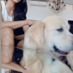 Mugdha Godse Instagram – This is closest I have come to these cute furry Beings… #hash 
He clearly not interested in filming!

@rajattangriofficial well done 
Thank you for the video @najbava @nupurkanoi u r sweetest ❤️❤️❤️
