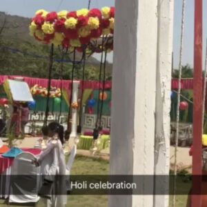 Nalini Negi Instagram - Was not able to play holi in real life so playing reel holi #Namkaran #starplus 😊☺️