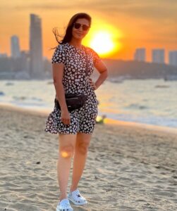 Neha Gowda Instagram - My best travel partner !!! 

@sonugowda 

#sister #travel #thailand #pattaya #bangkok #phuket #trip #loveyou #fun