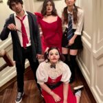 Nehalaxmi Iyer Instagram – Meet this Enthu Bunch of Trick or Treaters- 
🎈Pennywise , The Red Priestesses , Harry Potter & Moaning Myrtle. 
There is a child in every one of us who is still a trick-or-treater looking for a brightly-lit front porch, Last night our Porch was @sohohousemumbai 

Some people are born for Halloween, and some are just counting the days until Christmas.
Which one are you? 

.

.

.

.

.

.

.

.

.

.

.

.

.

.

.

.

.

.

.

.

.

.

.

#halloween2022 #halloweenspecial #dressup #halloweenideas #sohohouse #akasasingh #pritkamani #yashaswinidayama #nehalaxmiiyer #ishqbaaz #quboolhai #quboolhai2 #quboolhai2point0 #halloweencostume # Soho House Mumbai