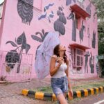 Nitibha Kaul Instagram - Falling in love with this city all over again 💕 #DilliMeriJaan #DelhiMonsoon #LodhiArtDistrict #Delhi Lodhi Art District