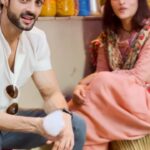 Niyati Fatnani Instagram - Goomi Goomi in Channa Mereya style😉 @karanwahi Don’t miss the ending😂 . . . . . #channamereya #bts #outdoors #shoot #amritsar #throwback #trendingreels #karanwahi #gitya #niyatifatnani