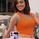 Nushrratt Bharuccha Instagram - The #BestFlipPhone is here! Just pick a killer outfit, strike a pose, and the #OPPOFindN2Flip will take the best selfies, hands-free! #OhSnap #SeeMoreInASnap