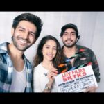 Nushrratt Bharuccha Instagram - 5 years to this Red Saree clad Villain who has received so much love! Cheers to #SonuKeTituKiSweety 🍻!! Cheers Sweety 🍻!!! @kartikaaryan @mesunnysingh @iamishitaraj @luv_films @tseriesfilms