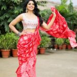 Pooja Sawant Instagram - When happiness took over ♥️🤍 Styling @prachethestylist Outfit @label_nechi Earrings @the_bling_girll @offbeatmediain Make up @vrushti_harkare Picture courtesy @joganifilms