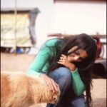 Pooja Sawant Instagram - It has to be a perfect weekend morning 🌸 We all need somewhere or someone where we feel safe . I always feel safe and at peace when I am around these beautiful souls ♥️ Adopt them 🐕🐈... they will keep you safe 💫 #poojasawant #joshapp #joshappofficial #joshmarathi @josh.marathi @officialjoshapp