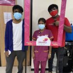 Pradeep Ranganathan Instagram - After you vaccinate , the chance of you dying because of covid is reduced to .000197 % Got vaccinated along with @ashwath_marimuthu (Director of Oh my kadavuley ) . #CoronaVaccine #CovidVaccine To get a clarity on the myths of vaccine , I just did a simple math . World wide cases 16.6 Cr, Deaths - 34.5L Death rate - 2.07 % Vaccinated People 11.3 cr , Deaths because of covid even after vaccation - 223 Death rate - 0.000197 The chance of you dying because of covid is 10152 times more than you dying after getting vaccinated because of covid . Kauvery Hospital Chennai