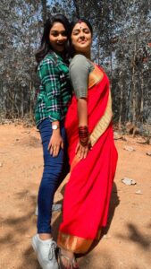 Preethi Sharma Instagram - Mumma and me 4ever 🫰🏼💋💋
@jayashree.s.raj 😍

#psr #janakiaadhya🫶🏻 #zeetelegu #preelovesyou☮️