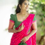 Preethi Sharma Instagram - Beautiful half saree from @ivalinmabia 🤍 📸 : @camerasenthil 💄: @makeover_by_miga Hair stylist : @mani_stylist_ Shoot organised by : @rrajeshananda #shootmode #preelovesyou☮️