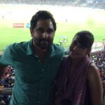 Preeti Jhangiani Instagram – Electrifying atmosphere at the #delhi wallahs stadium :)