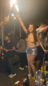 Priyal Gor Instagram - Footage of my happy self 🎈