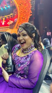 Priyanka Nalkari Instagram - 🌸Happy to dollup this Expression queen for Zee tamil Awards #2023😍❤️

Dollup @nalkarpriyanka 
Mua @makeoverbyjo 
Hairstyle @gayathrimunuswamy 

9841410059

#Gopikasri_Artistry #makeupartist
 #chennaimakeup #celebritystylist  #hyderabad #reelsinstagram #hairstylist #Kerla #viral #viralreels #mylapore  #trend #insta #trendingsongs #tamil #makeupaddict 
#instagram #instareels #goodday #instagood #instagram #chennai #likesforlike #instafashionista #shoot