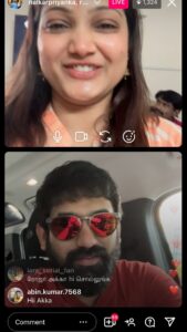 Priyanka Nalkari Instagram - | AFTER MARRIAGE FIRST LIVE | MY MAN | MY HUSBAND | FAMILY | FRIENDS | FANS |