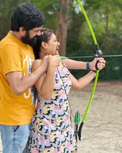 Priyanka Nalkari Instagram - #realseetharaman #lovelife #birthdayvibes #spreadsmiles #archery #vacationmodeon #froclover
