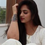 Radhika Preeti Instagram - 🤍🤍🤍 #whitelove #radhikapreethi #radhi #rp #photolove #happyme BEML Nagar, KGF