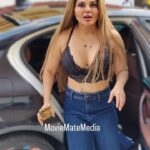 Rakhi Sawant Instagram - Rakhi Sawant looking very Hot 🔥 . .fullvideo on YouTube . #rakhisawant #Actress #bollywood #hottie #mood #bold #blueblack #entertainer #shocking #car #outfit #moviematemedia #dhananjayfilmy