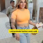 Rakhi Sawant Instagram - Lokhandwala Fashion Week walk by one and only #RakhiSawant 😍🔥 @rakhisawant2511