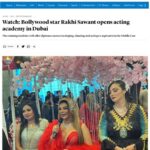 Rakhi Sawant Instagram - Thank you Khaleej Times for publishing such a beautiful article 🙏❤️ I will always keep doing my best and will entertain you all . Habibi Habibi ! Jaldi aajao Rakhi Sawant Academy kabhi bhi kabhi bhi !! 😎 . . . . #rakhisawant #gratitude #love #dubai #khaleejtimes #thank #god #maa