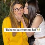 Rakhi Sawant Instagram - Beheno ka chumma😂 @bollywoodscoop_101 . . . #sherlynchopra #aadilkhan #rakhisawant #urfijaved #rakhisawant #rakhisawanth #janhvikapoor #janvikapoor #jasminbhasin #alygoni #jaslyforever #jaslyians #jaslyinbb14 #tejran #tejasswiprakash #tejaswiprakash #karankundra #tejranforever #tejran❤️ #tejranfam #karankundrra #stylish #naagin #nagi#naagin6 #biggboss14 #biggboss13