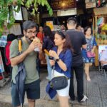 Rasika Dugal Instagram - Sharing a Bánh mì (a baguette filled with many wonders 😊) is the true test of a relationship 😀! The one at Bánh Mì Phượng #HoiAn lived up to its #AnthonyBourdain recommendation and more... One of my top three meals of the vacation. Nothing beats street food. Needless to say... the next time round (because no one can eat just one) we got two! #Foodies #StreetFood #BanhMi #BanhMiPhuong #Baguette #Vietnam #VietnamDiaries #Travelling #Vacation #VacationVibes Hoi An, Vietnam