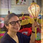 Rasika Dugal Instagram - As colourful as it could get! 😁🏮 The 'successful' painting of my cabinet at home inspired me to give this one a try. DIY is now my thing... and Vietnam now has its best made lamp ever? 🤣 #Vietnam #VietnamDiaries #DIY #DIYReels #LampMaking #Travelling #ReelIt #ReelItFeelIt