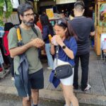 Rasika Dugal Instagram - Sharing a Bánh mì (a baguette filled with many wonders 😊) is the true test of a relationship 😀! The one at Bánh Mì Phượng #HoiAn lived up to its #AnthonyBourdain recommendation and more... One of my top three meals of the vacation. Nothing beats street food. Needless to say... the next time round (because no one can eat just one) we got two! #Foodies #StreetFood #BanhMi #BanhMiPhuong #Baguette #Vietnam #VietnamDiaries #Travelling #Vacation #VacationVibes Hoi An, Vietnam