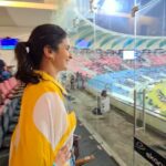 Rasika Dugal Instagram - The adrenaline of watching a match live!... Topped with LSG ka #GazabAndaz 🏏 A super start and more to come! #LucknowSuperGiants #LSG #LSGBrigade @lucknowsupergiants