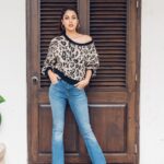 Rhea Chakraborty Instagram - 🦋Jalebi vibes in this top by @madison_onpeddar , styled by @sanamratansi @style.cell ( assisted by @nikhitaniranjan ) photography by @shaikhhamza_photography 🦋