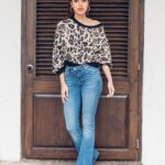 Rhea Chakraborty Instagram - 🦋Jalebi vibes in this top by @madison_onpeddar , styled by @sanamratansi @style.cell ( assisted by @nikhitaniranjan ) photography by @shaikhhamza_photography 🦋