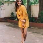 Rhea Chakraborty Instagram - #jalebi 💛💛 promotions 💛💛 Styled by @sanamratansi @style.cell Dress - @onlyindia Only X Harry Potter Hair - @vicharemeghna 📸 - @shaikhhamza_photography