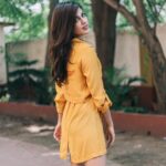 Rhea Chakraborty Instagram - #jalebi 💛💛 promotions 💛💛 Styled by @sanamratansi @style.cell Dress - @onlyindia Only X Harry Potter Hair - @vicharemeghna 📸 - @shaikhhamza_photography