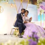 Rithika Tamil Selvi Instagram - Sometimes few memories cover large part of our hearts 💕 And it’s been two months now., from this memorable day.. The day had become more dreamy & memorable bcz of its wonderful decor by @floraweddings_india who gave me what exactly I had in my mind “beauty in elegance “ and they mixed dreamy into it. Which was so adorable 🥰 thank u Reshma for making this happen ❤️✌️ 👗 @knotweddinghouse 💄 @profile_makeover Hairdo @mani_stylist_ Groom stylist @chella_hair_makeup Jewellery @vivahbridalcollections 🎥 @ashokarsh Kay-Em Spectra